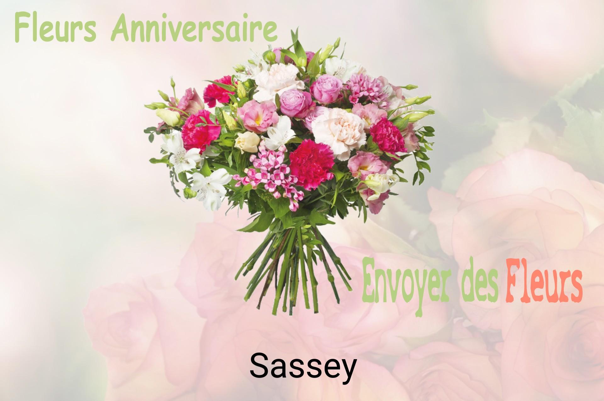 Bouquet de fleurs d’anniversaire livré à Sassey